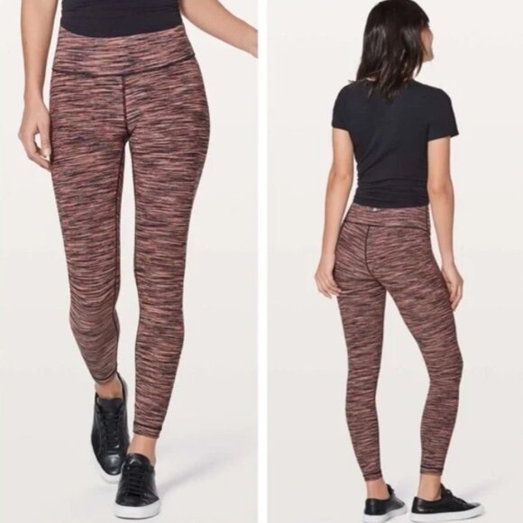 Bundle of 5 lululemon sz 6 older clothing - 3 leggings, 1 skort, 1 tank top - Picture 2 of 6